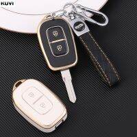 2 Button TPU Car Key Case Cover Shell Fob For Renault Kwid Traffic Symbol Dacia Sandero Logan Duster 2016 2017 2018 Accessories