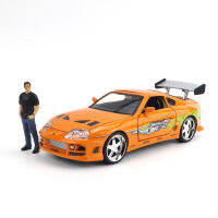 1:24 Fast F8 Diecast โลหะรถ Brian S SUPRA Alloy Auto Street Race ตุ๊กตารุ่นรถของเล่น F เด็กคอลเลกชันของขวัญ