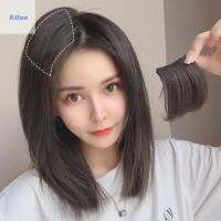 ALLON สีน้ำตาลสีน้ำตาลเข้ม ปาร์ตี้งานปาร์ตี้ สีดำสีดำ ไฟเบอร์ทนความร้อน สาวๆ สำหรับผู้หญิง อุปกรณ์เสริมผม เพิ่มวอลลุ่มของเส้นผม เครื่องมือจัดแต่งทรงผม แผ่นรากผมหนา ฝาครอบผมด้านบน แผ่นใยสังเคราะห์ใยสังเคราะห์ แผ่นผมไร้รอยต่อที่มองไม่เห็น