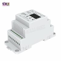 Dl Dmx512 Dc5v-24v ไปยัง4ch ตัวถอดรหัส0-10V ไฟหรี่ Led Dmx 512เป็น0-10V สัญญาณ Rb/rgbw ตัวควบคุม4ตัวหรี่ช่อง