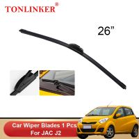 ใบปัดน้ำฝนรถยนต์ TONLINKER สำหรับ JAC J2 2013 2014 2015 2016 Hatchback ใบปัดน้ำฝนกระจกหน้าอุปกรณ์เสริมรถยนต์