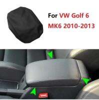 ที่เท้าแขนในรถหนัง PCS ไมโครไฟเบอร์ [Automobile accessories] กรอบมือจับสำหรับ VW 6 MK6 2010-2013กล่องควบคุมกลาง