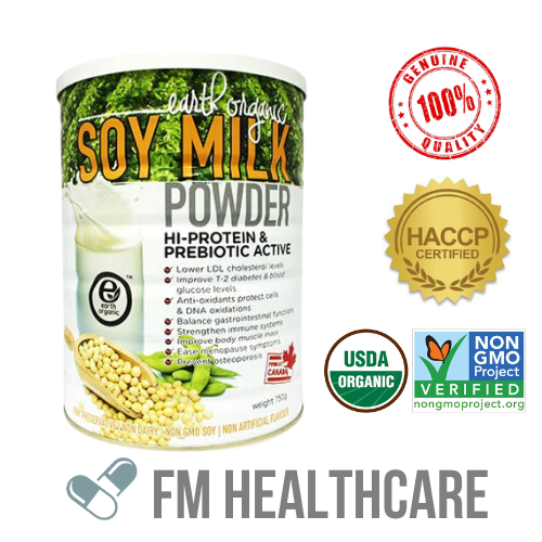 Earth Living Organic Soy Milk Powder (Hi Protein & Prebiotic Active