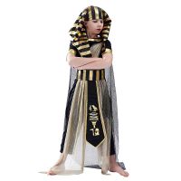 High Quality Ancient Egypt Purim Costume for Kids Egyptian Pharaoh Clothes Costumes Disgusie Halloween Boys Egypt Priest Costum