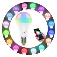 【Big-promotion】 chengyuanshop mall 1ชิ้นหลอดไฟ LED 7W RGB หลอดไฟอัจฉริยะ WiFi เข้ากันได้กับ Alexa Google สมาร์ทโฮม