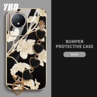 YBD เคสเคสสำหรับ VIVO Y02 โทรศัพท์,เคส Vivo Y02T Y02A น่ารักน่ารักน่ารักลายหัวใจ