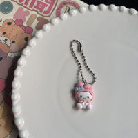 พวงกุญแจ Sanrio น่ารักน่ารักน่ารัก HH Hello Kitty Kouromi หูฟังเป้สะพายหลังการ์ตูนเคสจี้เสน่ห์เครื่องประดับที่สวยงามของขวัญ