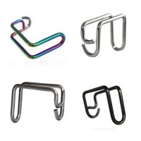 SILVEROCK ไทเทเนียม GR5จักรยาน E-Type E-Hook สำหรับ Brompton 3หกสิบ Pikes ส้อมด้านหน้าแขวนอุปกรณ์เสริมเบาไม่มีบังโคลน5.5G