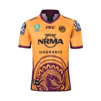 NRL ชุดเสื้อผ้าเล่นฟุตบอล1819 Mustang รุ่นที่ระลึก S-3XL Broncos เสื้อรักบี้