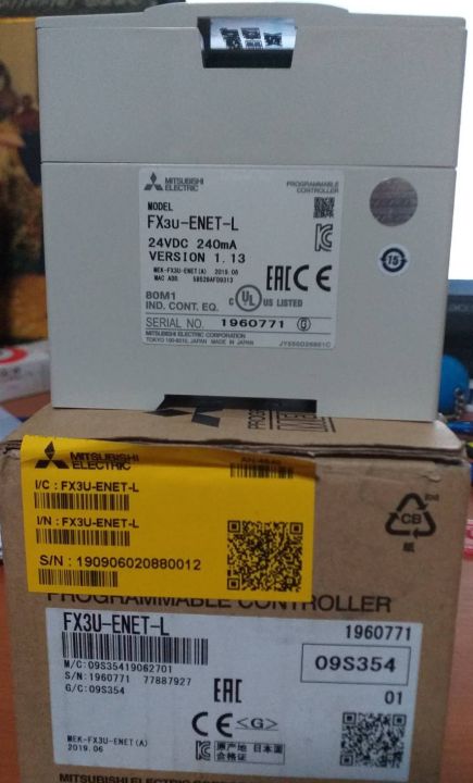 fx3u-enet-l-mitsubishi-ลิงค์ข้อมูล-ระบบสื่อสาร-ซีรีส์-melsec-f-เครือข่ายอีเธอร์เน็ต-ethernet-fx3u-enet-l