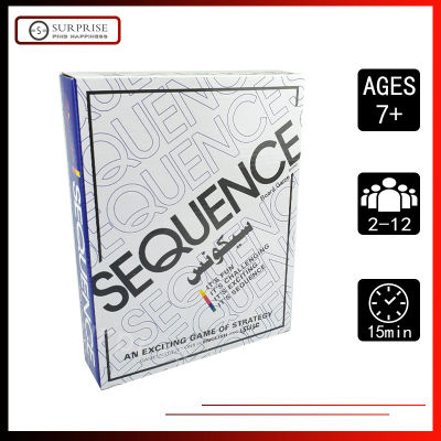 Sequence Board Game ลำดับเกมกระดานสนุกครอบครัว Party กลยุทธ์