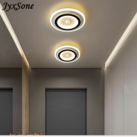 Human Body Induction LED Modern Ceiling Lamp Interior Round PIR Motion Sensor for Home Cloakroom Corridor Aisle Ceiling Lights