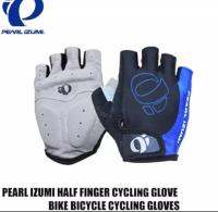 ถุงมือครึ่งนิ้ว ถุงมือเจล pearl izumi. สีน้ำเงิน