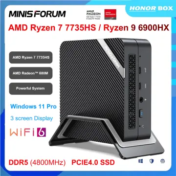 MINISFORUM UM690S Mini PC AMD Ryzen 9 6900HX Windows 11 DDR5 32GB