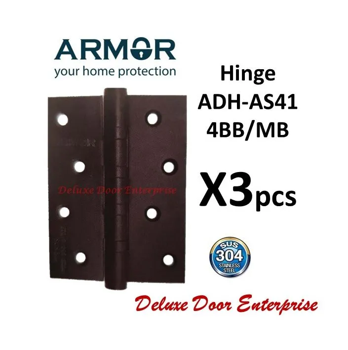 Armor Matt Black Hinge ADHAS41/4BB/MB / Matt Black Hinge / Hinges