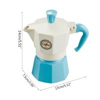 Toy Model Coffee Maker Moka Express Simulation Pot for Pretend Play Role Play Game Girls Teenager Party Activity Playset