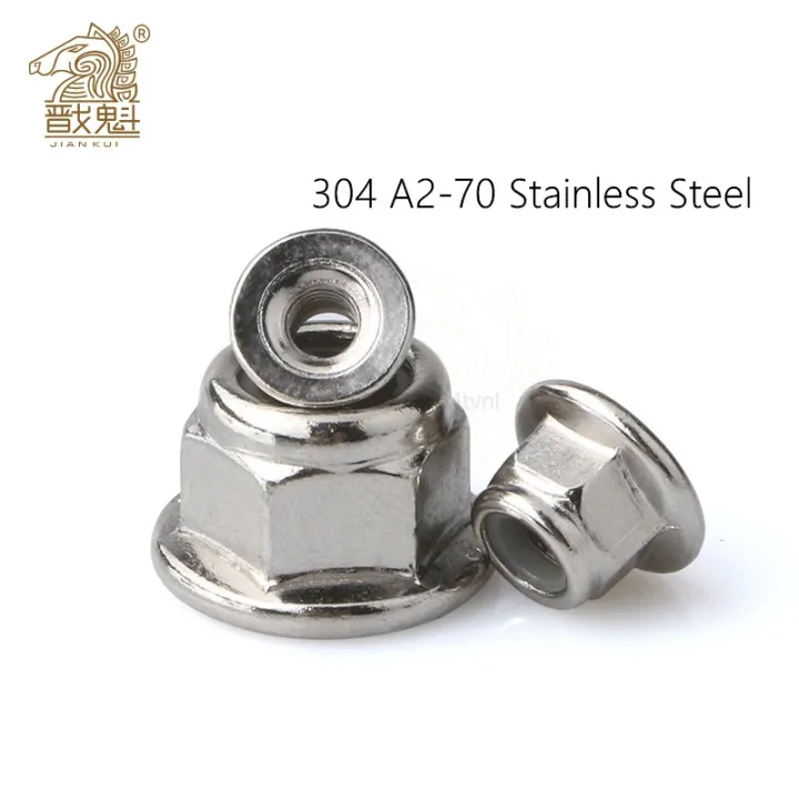 2-10x-m3-m4-m5-m6-m8-m10-m12-hitam-carbon-304-a2-70-stainless-steel-hex-flange-nilon-menyisipkan-lock-nut-self-locking-nylock-locknut