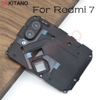 【❉HOT SALE❉】 jiejiu65879742 กระจกกล้องถ่ายรูปด้านหลังใหม่สำหรับ Xiaomi Redmi 7กระจกกล้องถ่ายรูปเลนส์ด้านหลังรองรับกล้องส่วนอะไหล่กรอบแชสซี