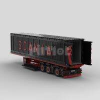 Moc-69688 Scania Heavy Container Trailer Boy Gift Puzzle Technology Assembly