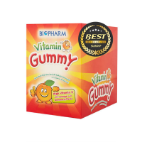 [&amp;gt;ซองส้ม 24 กรัม&amp;lt;] Biopharm Gummy Vitamin C (วันหมดอายุ 3/5/2024) ขนมวุ้นเจลาตินสำเร็จรูป ผสมวิตามินซี กลิ่นส้ม