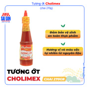 Tương ớt Cholimex chai 270g với vị cay tự nhiên giúp món ăn đậm đà ấn tượng