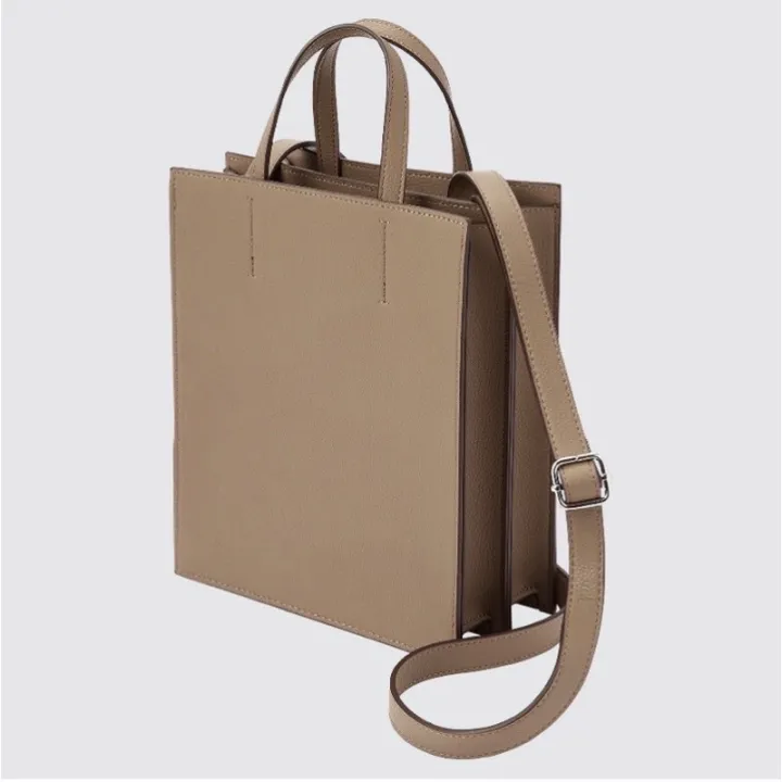 Manila Stock UNIQLO Faux Leather Square Shoulder Bag COD Lazada PH