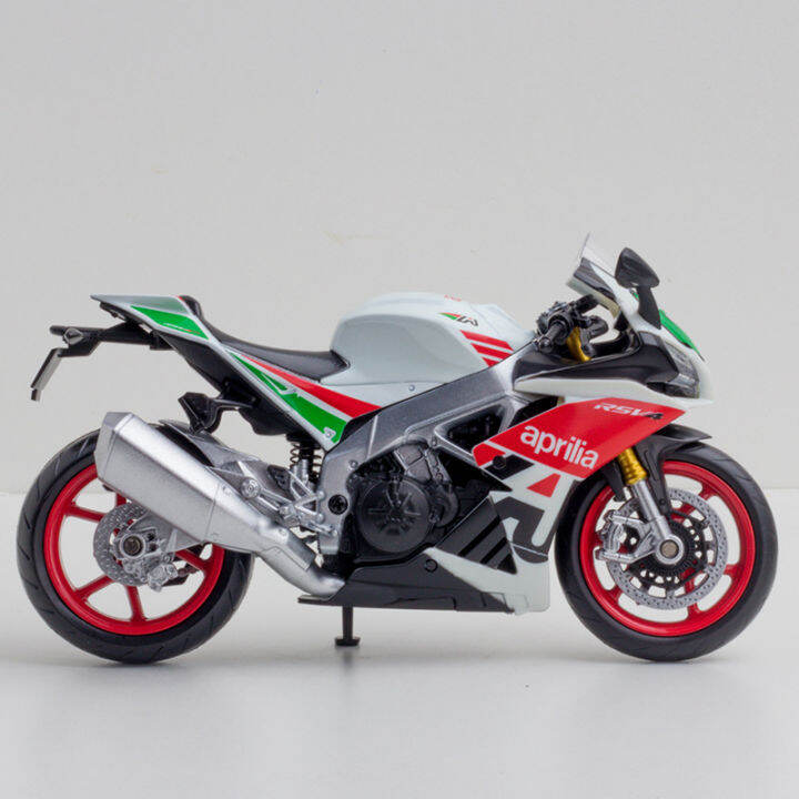 ใหม่112-aprilia-rsv4-rr1000โลหะผสม-die-cast-รถจักรยานยนต์รุ่นรถของเล่นคอลเลกชัน-autobike-shork-absorber-off-road-autocycle-ของเล่นของขวัญ