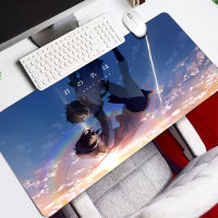 Japan Your Name Anime Pad on the Table Pad Large Gaming Mousepads Gamer Rubber Mat Full Gamer Pc Computer Carpet Mouse Pads Anime Mouse Mats