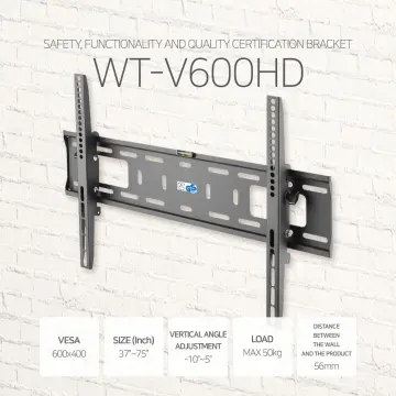 Edgewall] TV Wall Mount Bracket WT-V200 Vesa 200x200/Max (30kg