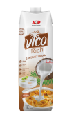 THÙNG 12 HỘP NƯỚC CỐT DỪA 1L 20-26% BÉO VICO RICH CÔ BA MÓM