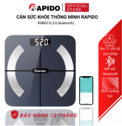 Cân điện tử sức khỏe thông minh Rapido RSB02-S kết nối bluetooth