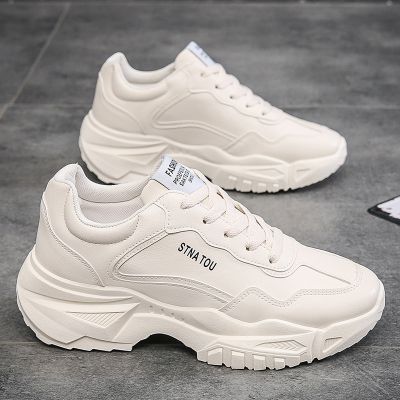 Chunky Sneakers Fashion Men Shoes Brand White Male Casual Shoes Autumn Platform Vulcanized Shoes Zapato Para Hombre 2023 New Hot