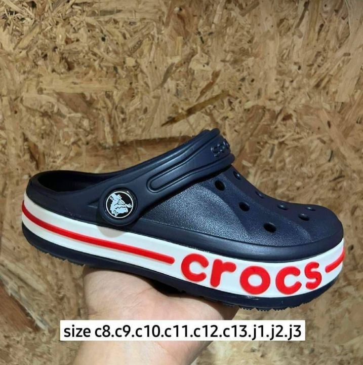 รองเท้า-crocs-bayaband-เด็ก-ผู้ใญ่-25-40-รุ่นใหม่ล่าสุด-2022-สีมาไหม่สวยมาก-นิ่มใส่สบาย