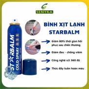 Bình xịt lạnh Starbalm giảm đau sưng vùng chấn thương sau vận động chính