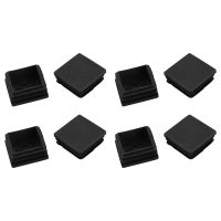 40 Pcs Plastic Square Blanking End Cap Tubing Tube Inserts 38mm x 38mm