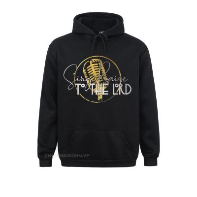 Sudadera con capucha de manga larga para hombre, prenda deportiva masculina de estilo informal con estampado de "Sing Praises To The Lord", día de la Madre