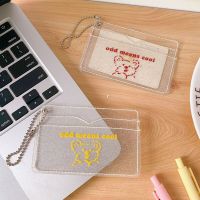 New Fashion 2 Bits Transparent Waterproof PVC Women Girls Card Case Business Card Holder Men Credit Card Bag ID Card Mini Wallet Card Holders