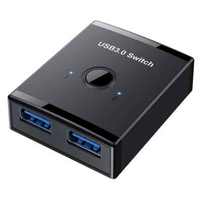 1 In 2 USB 3.0ตัวเลือกสวิตช์พร้อมสวิตช์แชร์เคเบิ้ลUSB 2ชิ้นรองรับ Windows 10/8/8.1/7 /Xp/os X/linux สำหรับเครื่องพิมพ์/สแกนเนอร์/คีย์บอร์ด/เมาส์