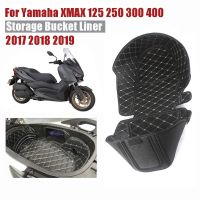 □ สำหรับ Yamaha Xmax 125 250 300 400 Xmax300 2017 2018 2019ถังเก็บปลอกหมอนซับแผ่นรองผ้าห่ม Bantal Kursi หนัง PU