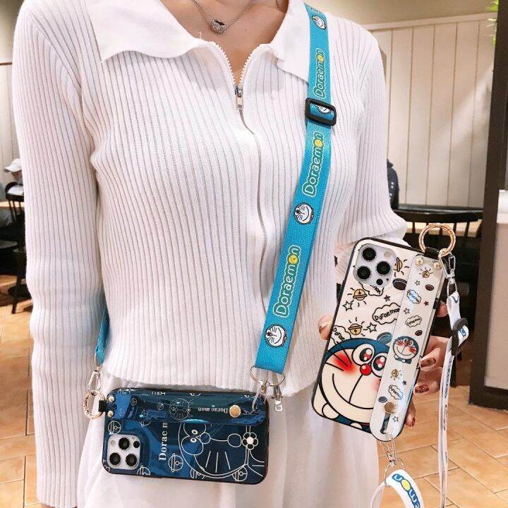 casing sofcase handphone karakter doraemon lucu free popsocket motif doraemon for vivo y91 y93 y95