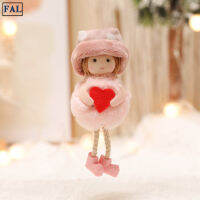 FAL Handmade Christmas Fairy Angel Dolls Lightweight Hanging Ornament Valentines Day Gift 4pcs