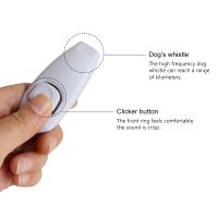 Hot Sale!Combo Dog Clicker   Whistle - TrainingPet Trainer With GuideWith SP99