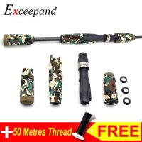 Exceepand Spinning Fishing Rod Handle Grip CAMO EVA with 16  Similar Reel for or Repair