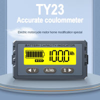 เครื่องทดสอบแบตเตอรี่ TY23 8V- 120V 50A 100A Coulomb Counter Meter ตัวบ่งชี้ความจุ Li-Ion Lifepo4เครื่องตรวจจับ Coulometer โวลต์มิเตอร์