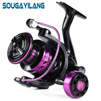 Sougayilang Fishing Reels 12 + 1BB 5.2:1 Gear Ratio Power Handle Trolling Fishing Reels ปลาคาร์พ Fishing Reels 1000 - 6000 Series