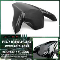 ฝาครอบสำหรับคาวาซากิ Z900 2017-2023 2022 2021 Kursi Belakang Motor ฝาครอบผู้โดยสาร900ฝาครอบส่วนของตัวถังรถยนต์ตอนหลังสีดำ