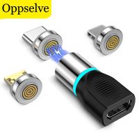 Oppselve USB Micro Magnetic Adapter For iPhone Xiaomi Samsung Micro USB Female To Type C Male Magnet Micro Converters Connector Cables  Converters