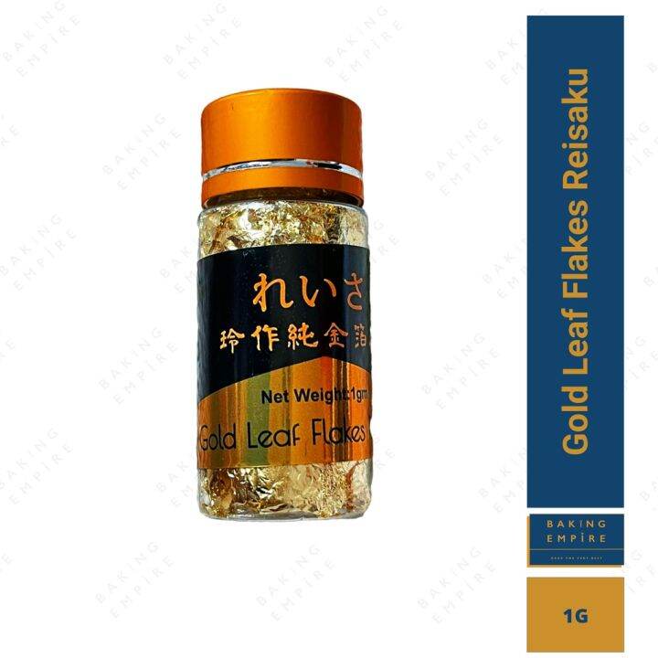 Edible Gold Leaf Flakes Reisaku 1GM Lazada
