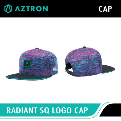 Aztron Radiant SQ Logo Cap หมวกกันแดด หมวกแก็ป วัสดุCotton &amp; Polyester วัสดุอย่างดีนุ่ม ทนทาน ไม่อับชื้น