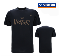 เสื้อเจอร์ซีย์แบดมินตัน Victor ใหม่2023ฤดูร้อนสำหรับแห้งเร็ววิ่งออกกำลังกายเล่นบาสเก็ตบอลเสื้อเจอร์ซีย์เล่นกีฬาสะดวกสบายและระบายอากาศสำหรับฝึกซ้อม